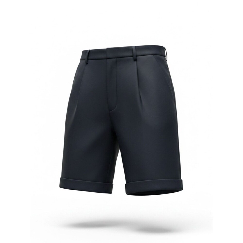 Everlane Black Tailored Bermuda Shorts with Cuffs - Size 8